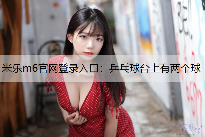 乒乓球台上有两个球